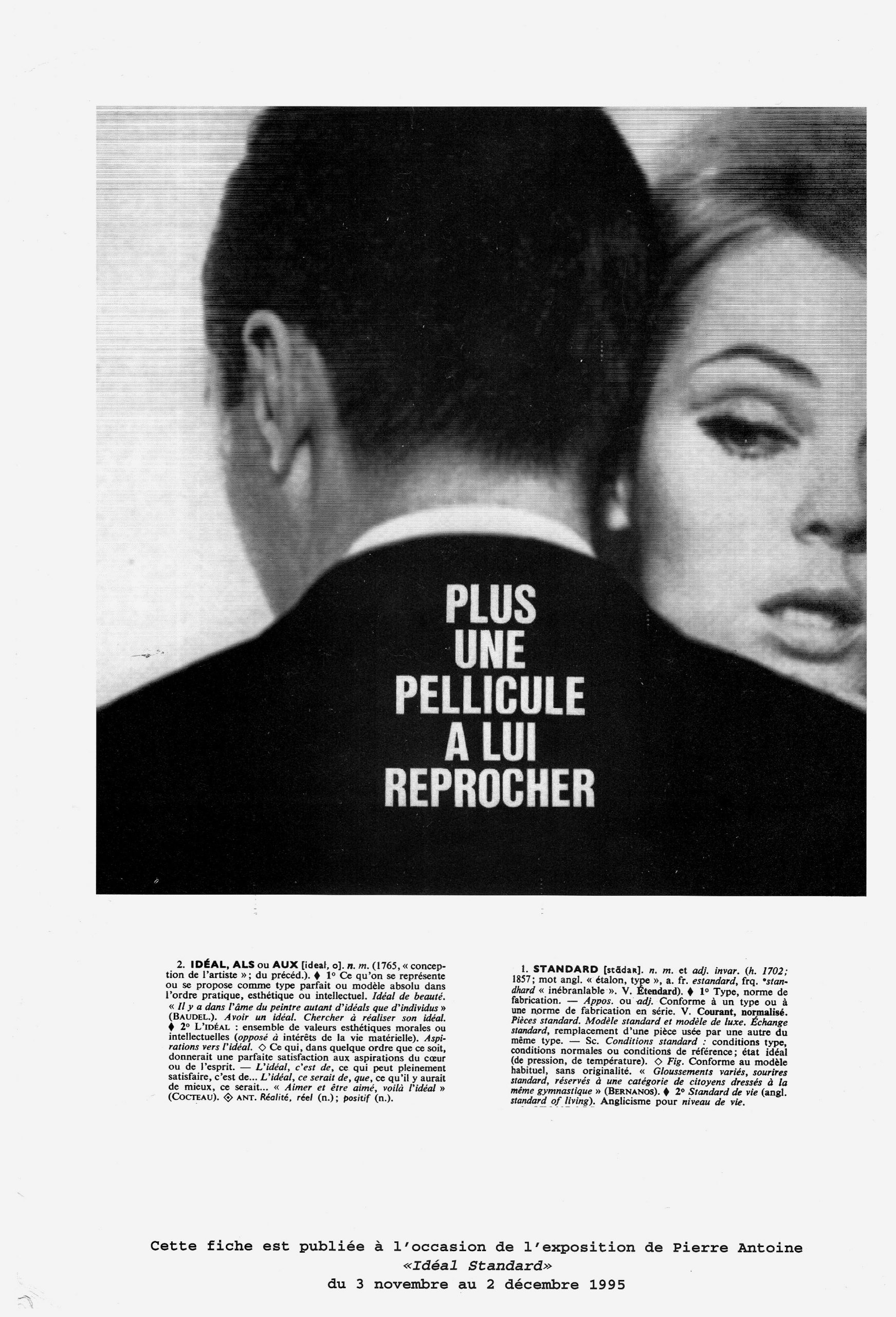 Plus une pellicule à lui reprocher